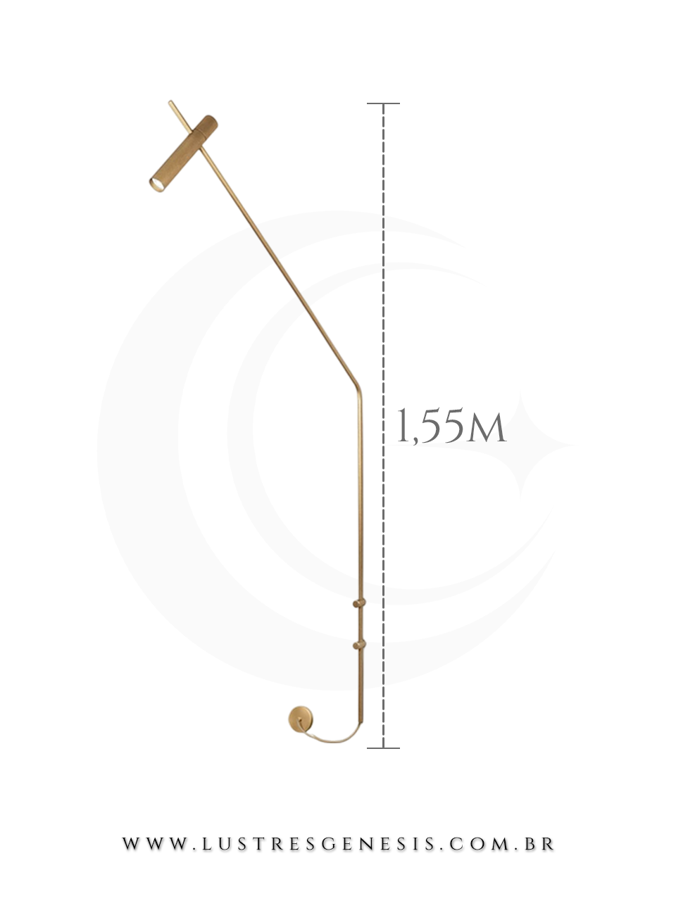 Luminaria Arandela Dutti I Minimalista 127V 230V Luminaria de Parede para Sala, Quarto, Espelho do Banheiro, Lavabo, Corridor e Living